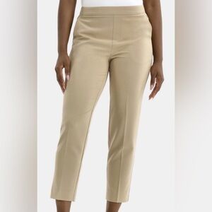 Time and Tru Women's Straight-Leg Pants in Khaki